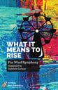 What it Means to Rise Concert Band sheet music cover